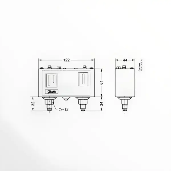 Danfoss Presostat KP15 060 114866