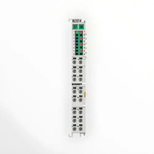 KL3214 BECKHOFF 4-CHANNEL INPUT TERMINAL PT100 FOR RESISTANCE SENSOR, 16 BIT